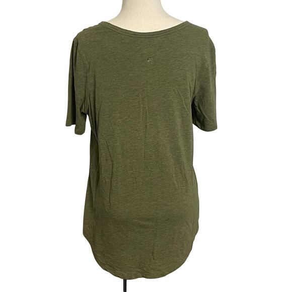 Lululemon‎ Women’s Long T-Shirt Olive Green Size 10 - Picture 2 of 6